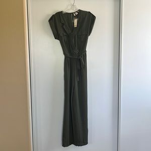 Olive green jumpsuit